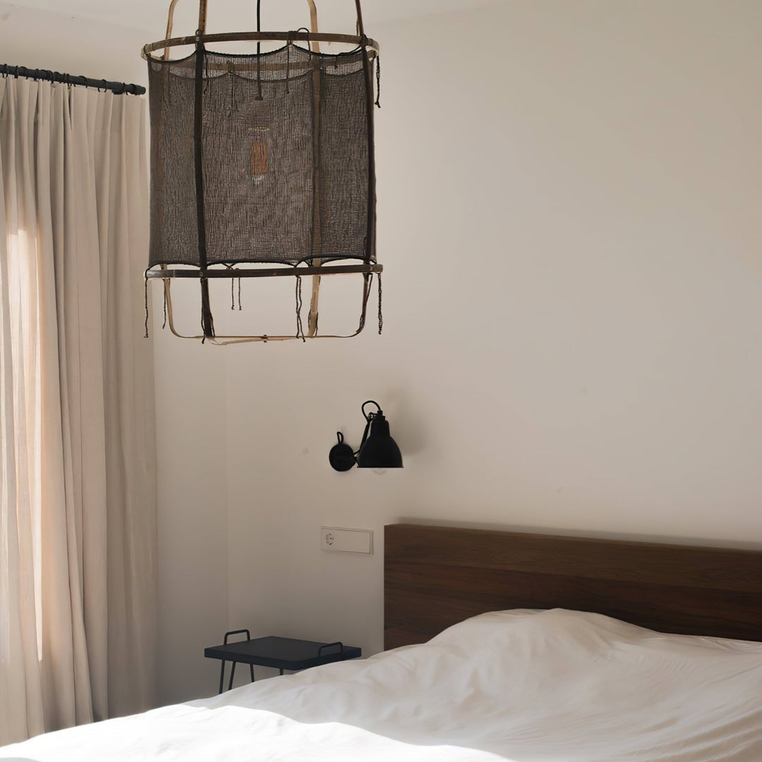 Lustra Lampe Pendante Abat-jour en Bambou pour Salon - Neutralighting