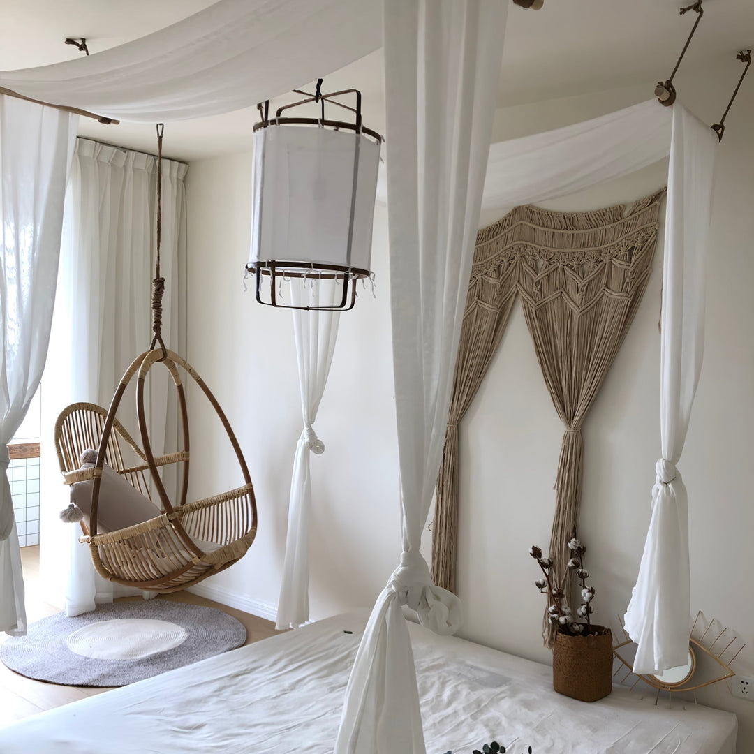 Lustra Lampe Pendante Abat-jour en Bambou pour Salon - Neutralighting
