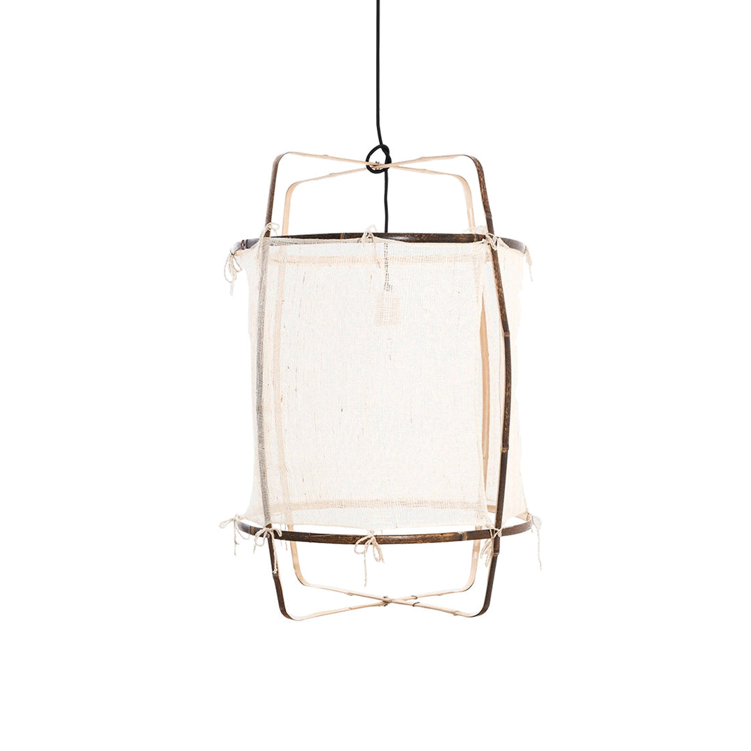 Lustra Lampe Pendante Abat-jour en Bambou pour Salon - Neutralighting