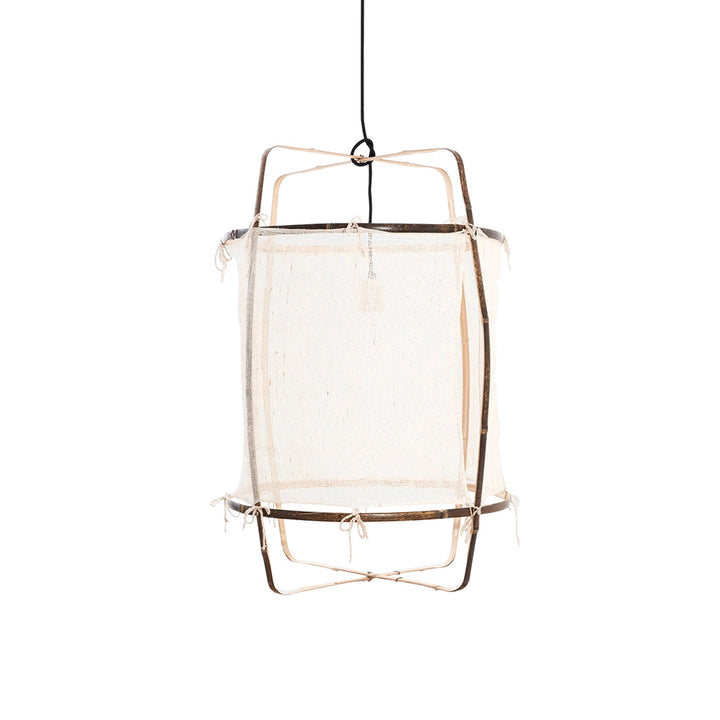 Lustra Lampe Pendante Abat-jour en Bambou pour Salon - Neutralighting