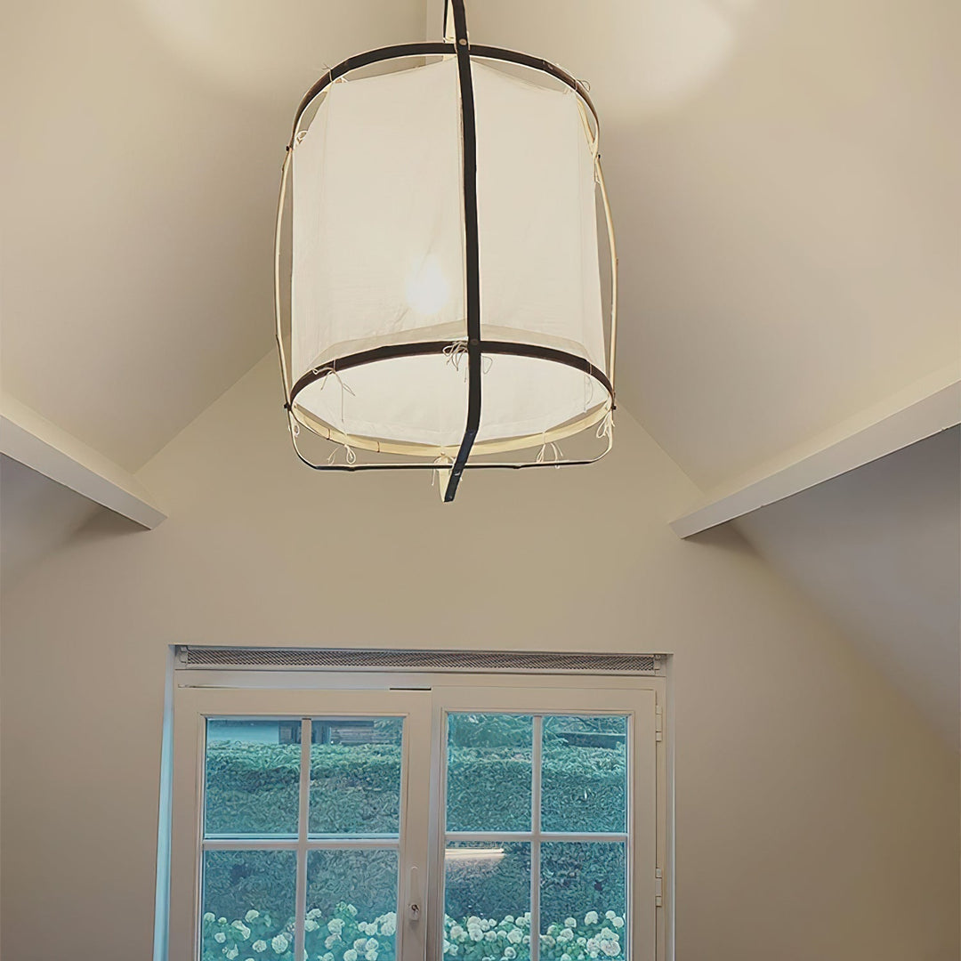 Lustra Lampe Pendante Abat-jour en Bambou pour Salon - Neutralighting