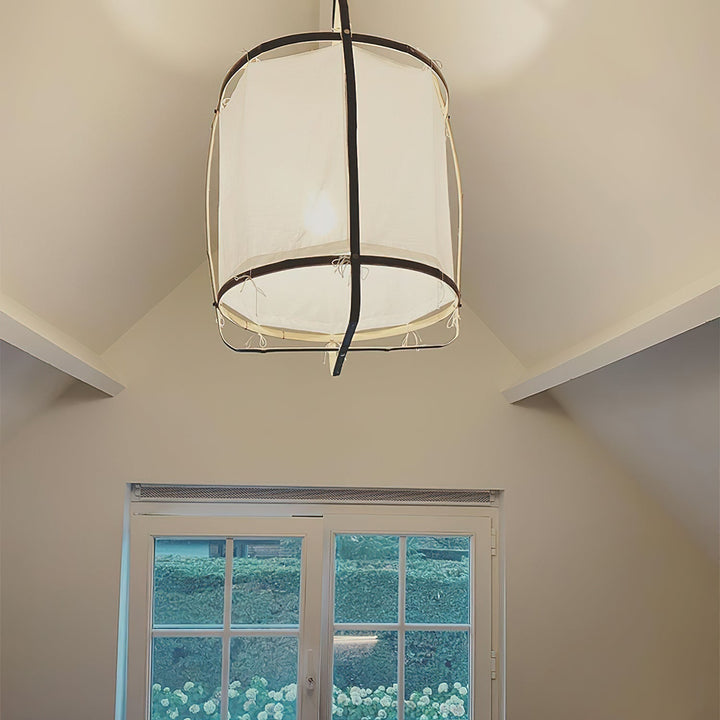 Lustra Lampe Pendante Abat-jour en Bambou pour Salon - Neutralighting