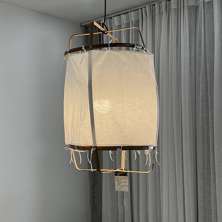 Lustra Lampe Pendante Abat-jour en Bambou pour Salon - Neutralighting