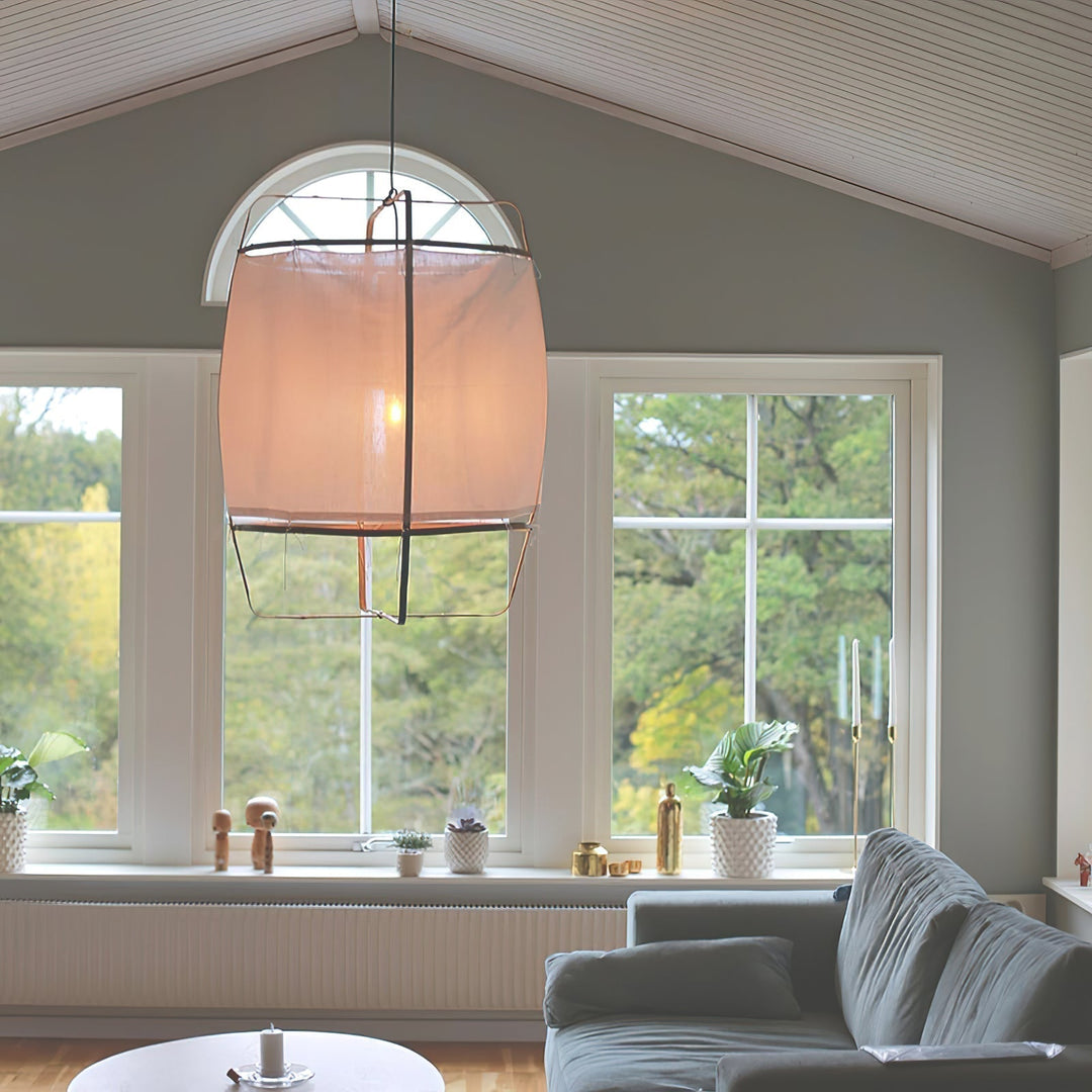 Lustra Lampe Pendante Abat-jour en Bambou pour Salon - Neutralighting