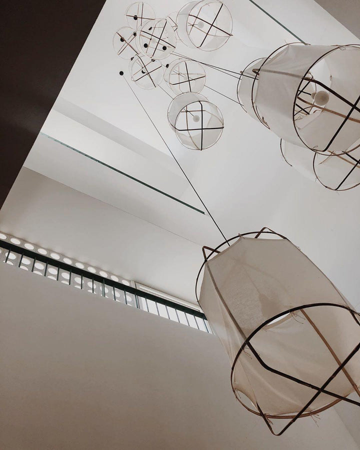 Lustra Lampe Pendante Abat-jour en Bambou pour Salon - Neutralighting