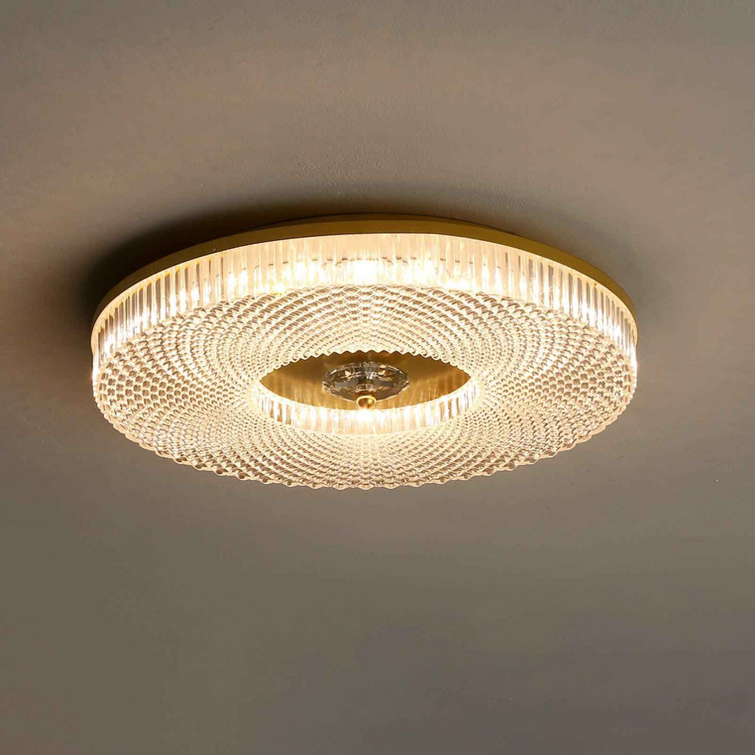 Solara Acrylique 40cm Noir LED 72W