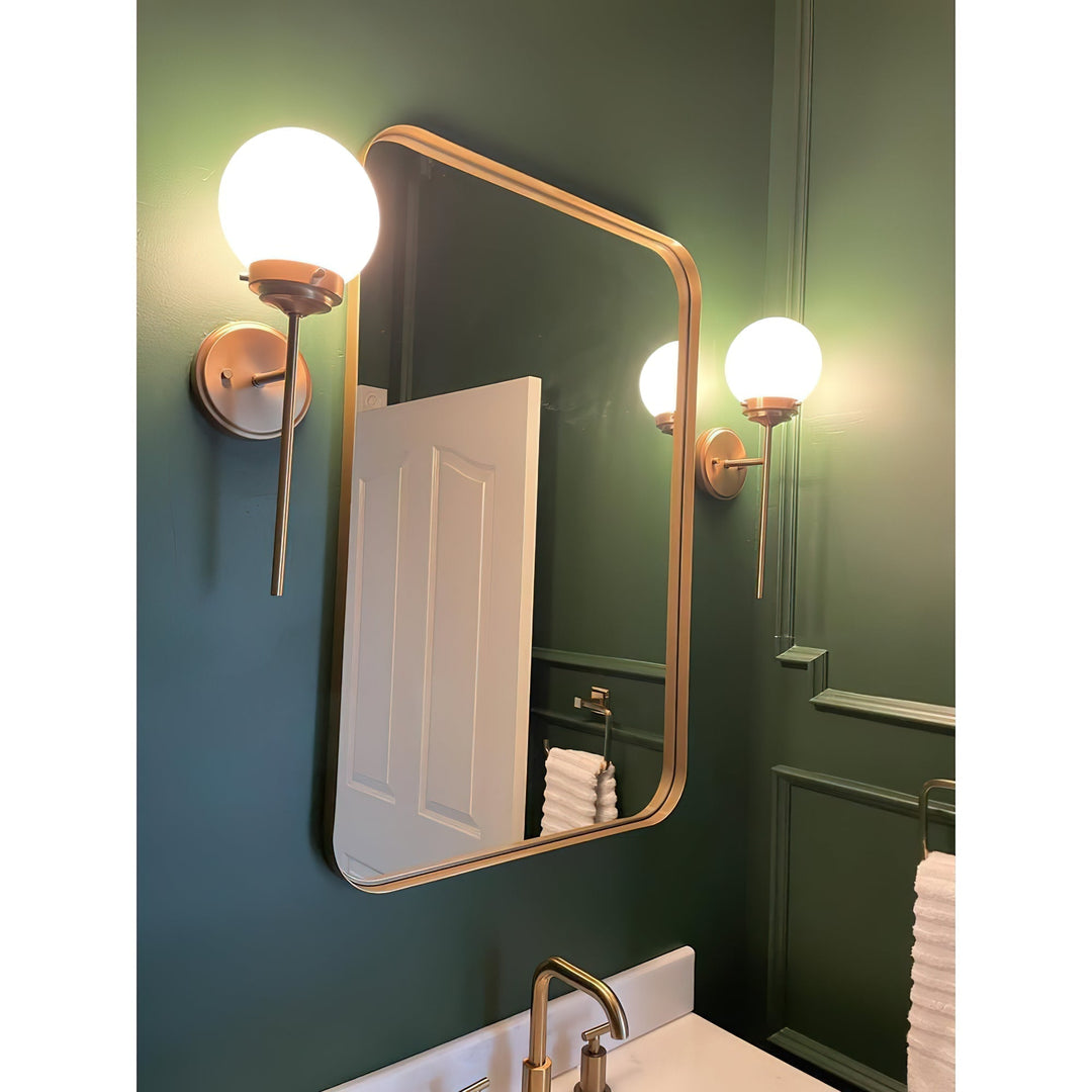 Waegnuvyh Moderne Minimaliste Laiton Verre Applique Murale - Neutralighting