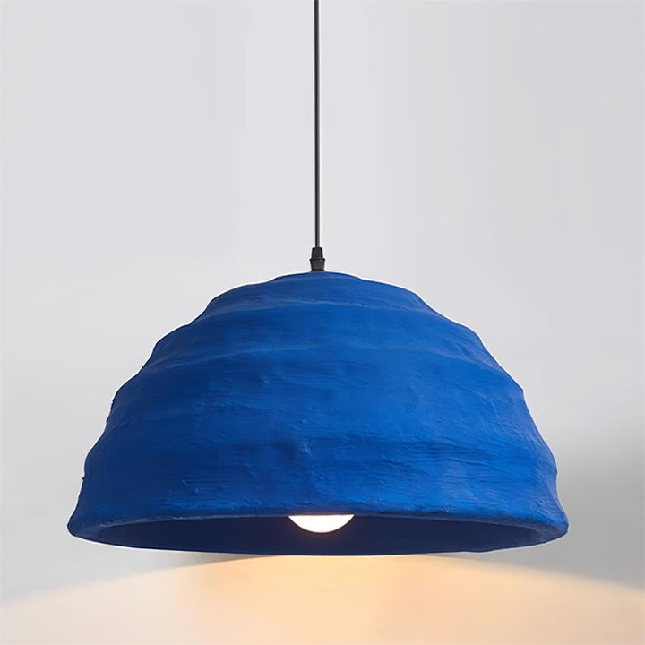 Lemon Suspension Avec Abat-jour en Polystyrène Bleu Style Urbain Industriel - Neutralighting