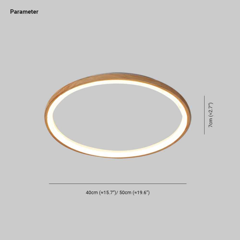 Plafonnier Muto Bois LED