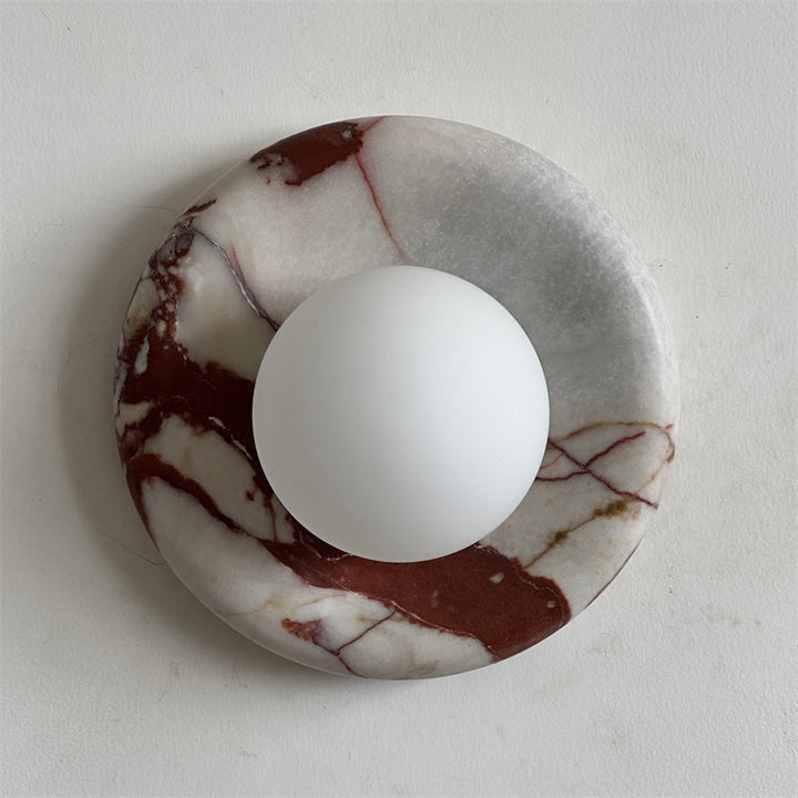 Vomire Applique Murale en Marbre Rouge Nordique Premium - Neutralighting