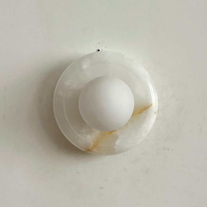 Aursilos Applique Murale Verre Jade Blanc Art Nordique Premium - Neutralighting