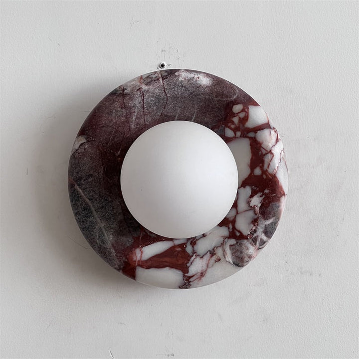 Vomire Applique Murale en Marbre Rouge Nordique Premium - Neutralighting