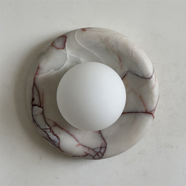 Vomire Applique Murale en Marbre Rouge Nordique Premium - Neutralighting
