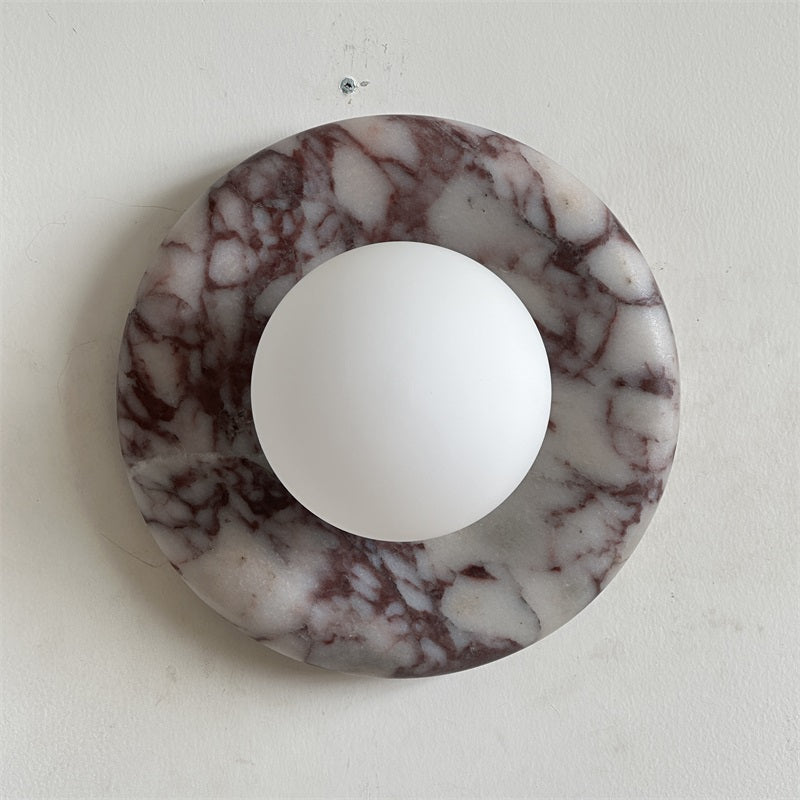 Bvlgari Applique Murale Moderne Minimaliste Evenir en Marbre Violet - Neutralighting