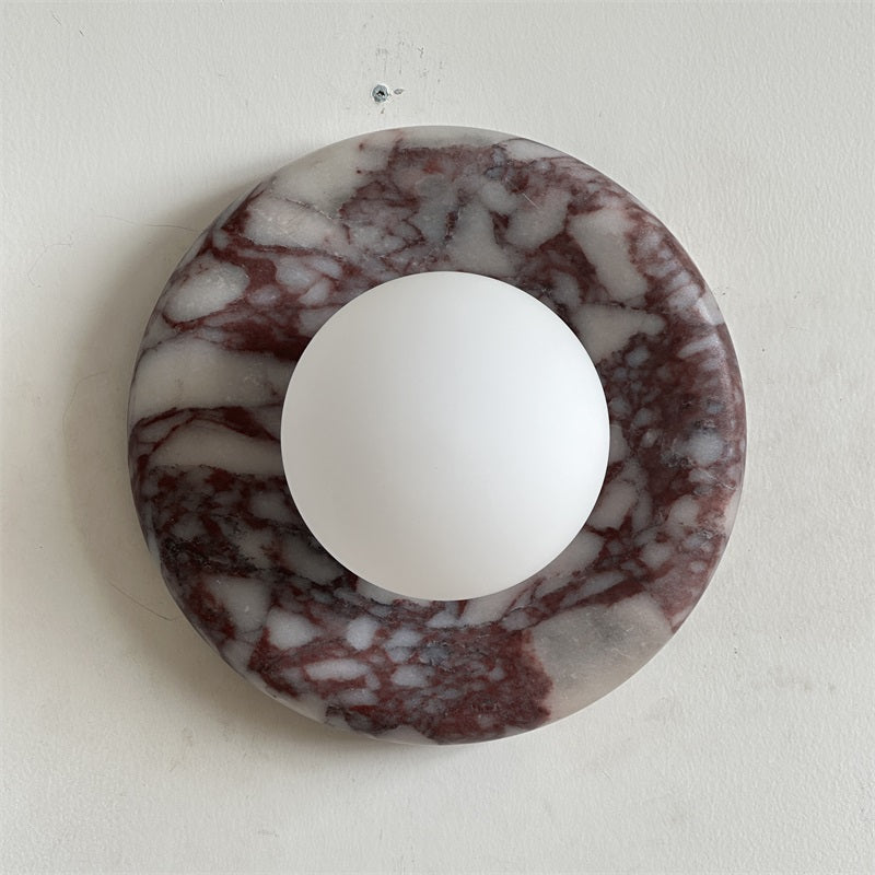 Bvlgari Applique Murale Moderne Minimaliste Evenir en Marbre Violet - Neutralighting