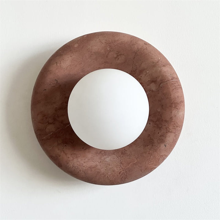 Vomire Applique Murale en Marbre Rouge Nordique Premium - Neutralighting