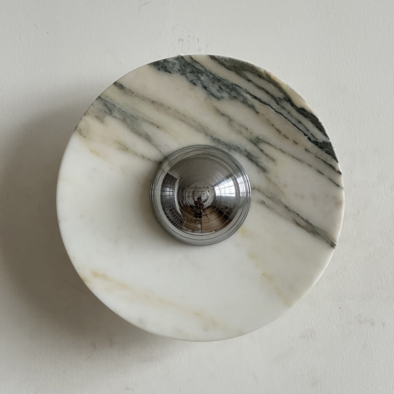 Alter Applique Murale Ronde en Marbre et Métal Style Minimaliste Moderne - Neutralighting