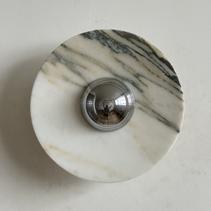 Alter Applique Murale Ronde en Marbre et Métal Style Minimaliste Moderne - Neutralighting
