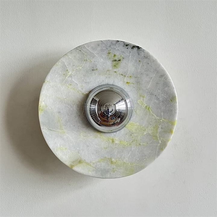 Evvarel Applique Murale Moderne Minimaliste En Métal Et Marbre Vert - Neutralighting