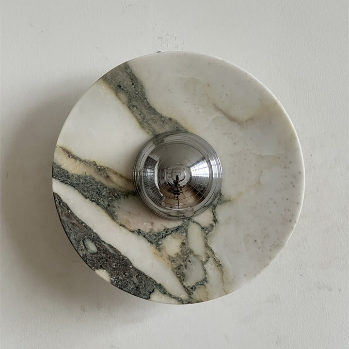 Alter Applique Murale Ronde en Marbre et Métal Style Minimaliste Moderne - Neutralighting