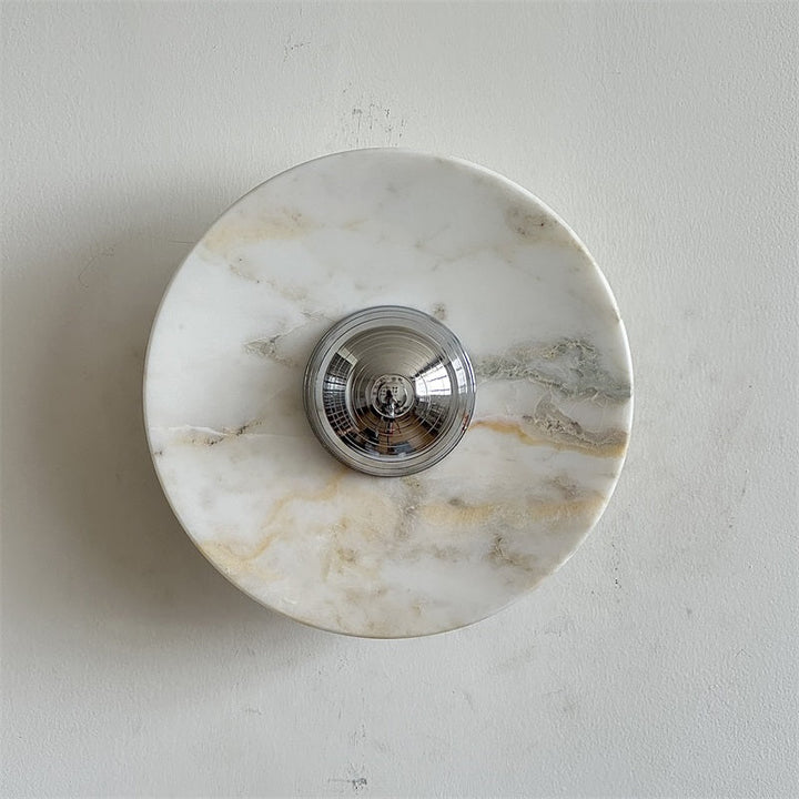 Alba Applique Murale en Chrome, Marbre et Métal Style Minimaliste Moderne - Neutralighting