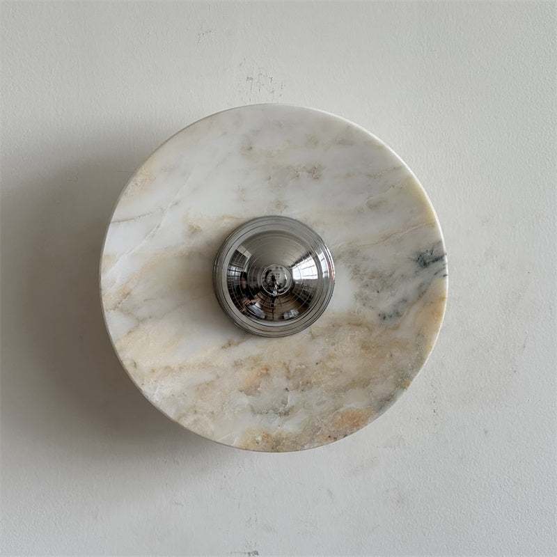 Alba Applique Murale en Chrome, Marbre et Métal Style Minimaliste Moderne - Neutralighting