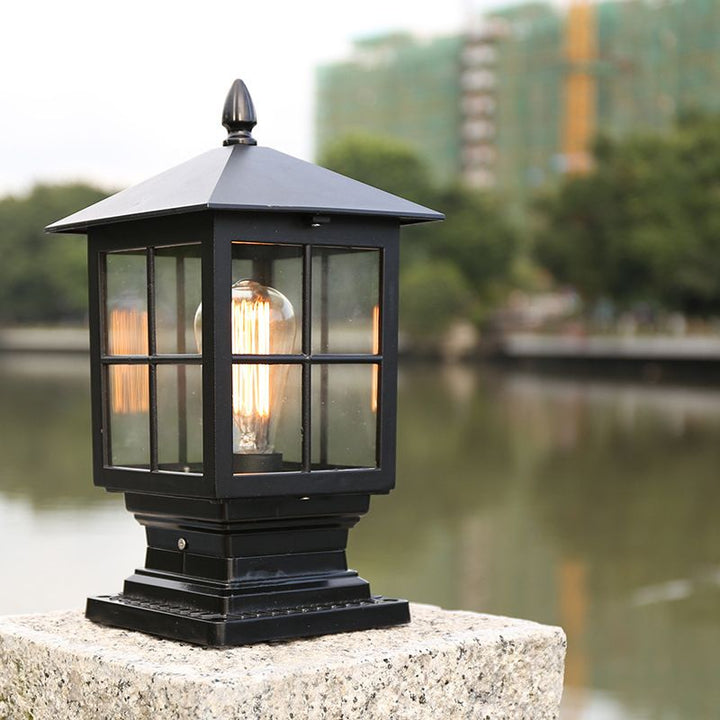 Silva Lampe de Poteau en forme de Lanterne, L 35CM - Neutralighting