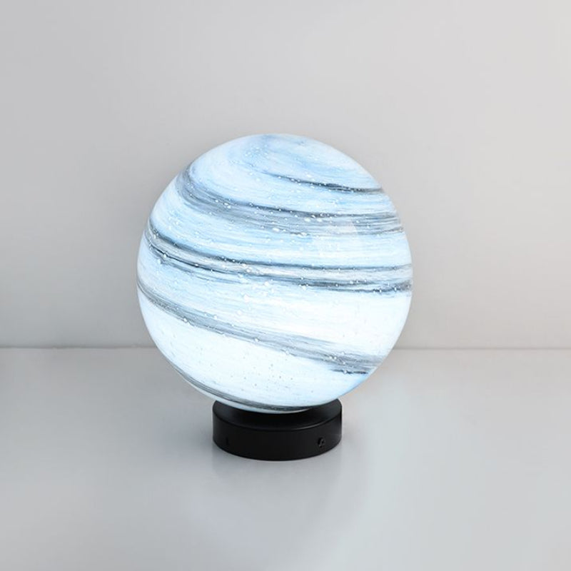 Aria Lampe de Poteau Solaire en forme de Lune, D 25/30/40CM - Neutralighting