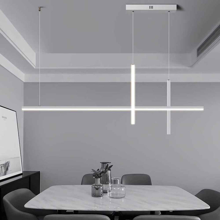 Ray Moderne Suspension Métal/Acrylique Noir/Blanc Salle à manger - Neutralighting