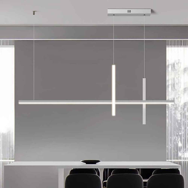 Ray Moderne Suspension Métal/Acrylique Noir/Blanc Salle à manger - Neutralighting