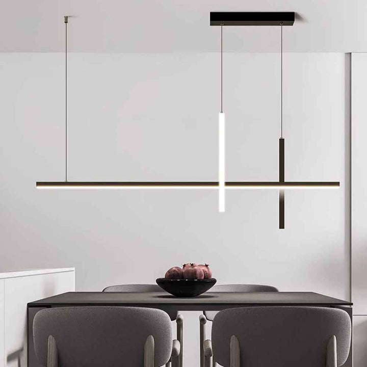 Ray Moderne Suspension Métal/Acrylique Noir/Blanc Salle à manger - Neutralighting