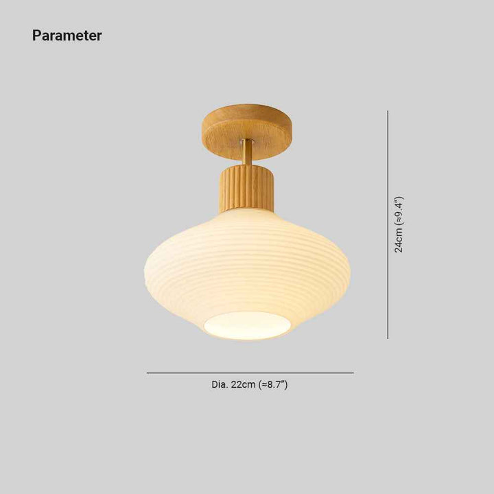 Plafonnier Arisha Verre LED V25