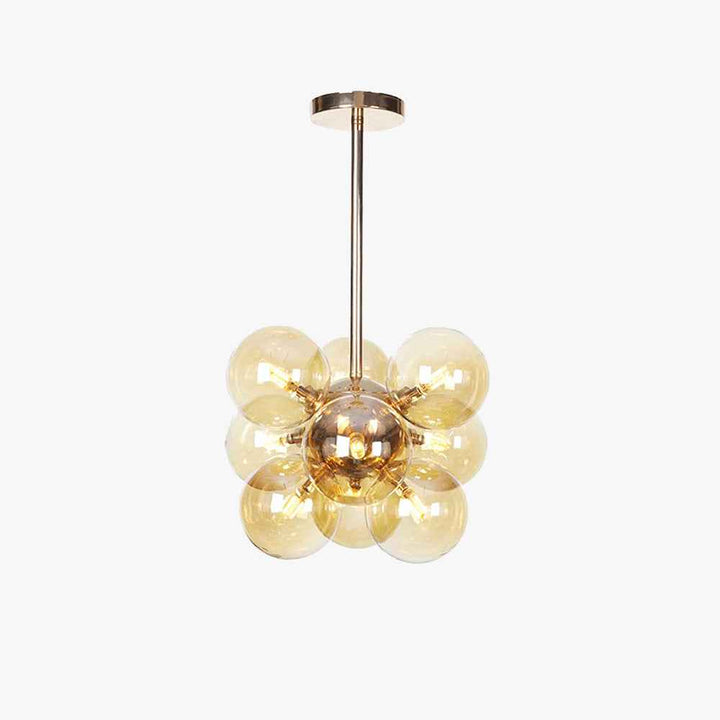 Valentina Minimalisme Rond Suspension Métal/Verre Chambre à coucher - Neutralighting