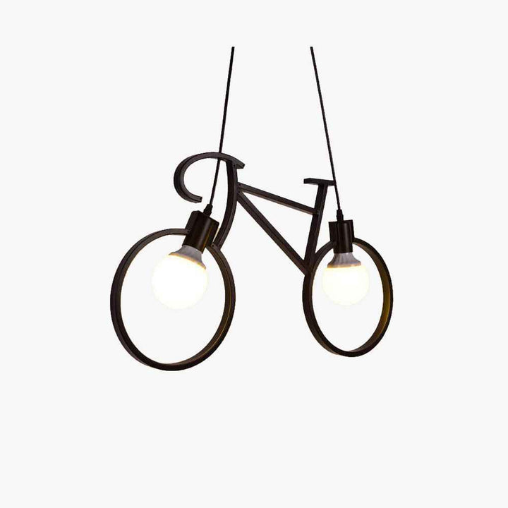 Mira Moderne Créatif Forme De Bicyclette LED Suspension Métal Salon - Neutralighting