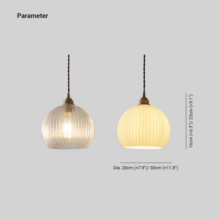 Suspension Valentina Verre Blanc LED V2
