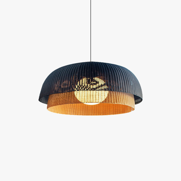 Ritta Cottage LED Suspension Métal/Rotin Chambre À Coucher/Salle À Manger - Neutralighting