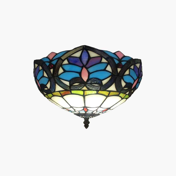 Plafonnier Tiffany Verre LED V13