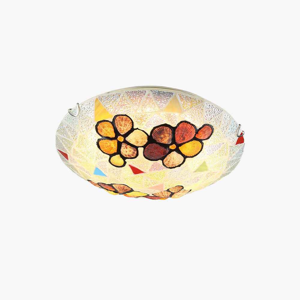 Plafonnier Tiffany Verre LED V19