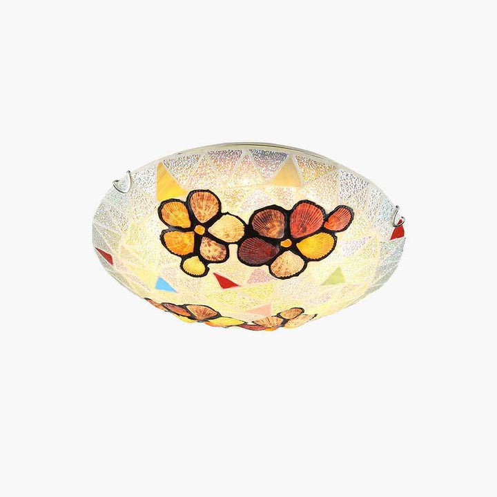 Plafonnier Tiffany Verre LED V19