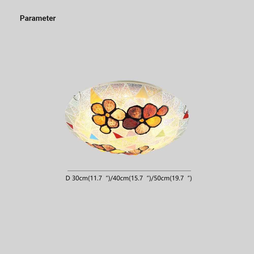 Plafonnier Tiffany Verre LED V19