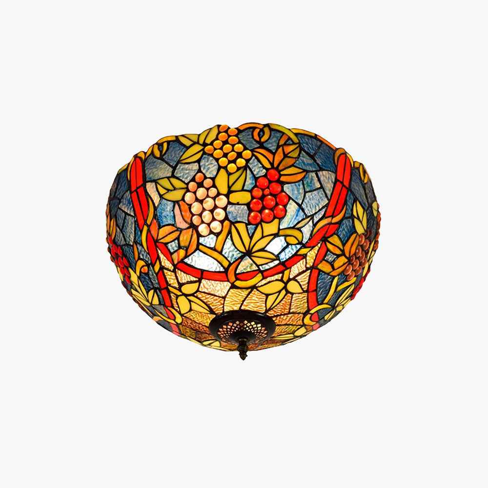 Plafonnier Tiffany Verre LED V18