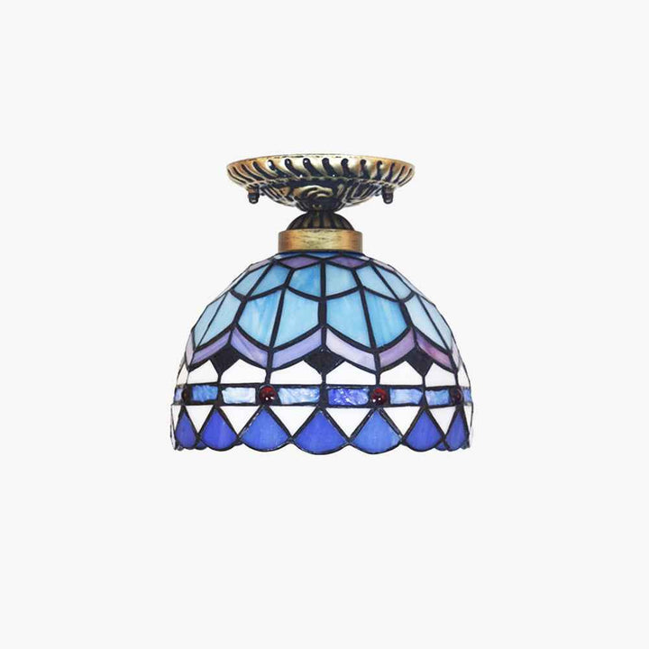 Plafonnier Tiffany Verre LED V12