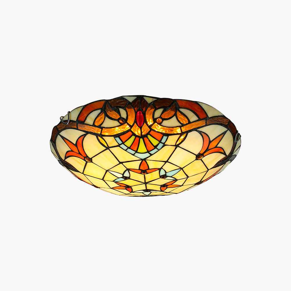 Plafonnier Tiffany Verre LED V9