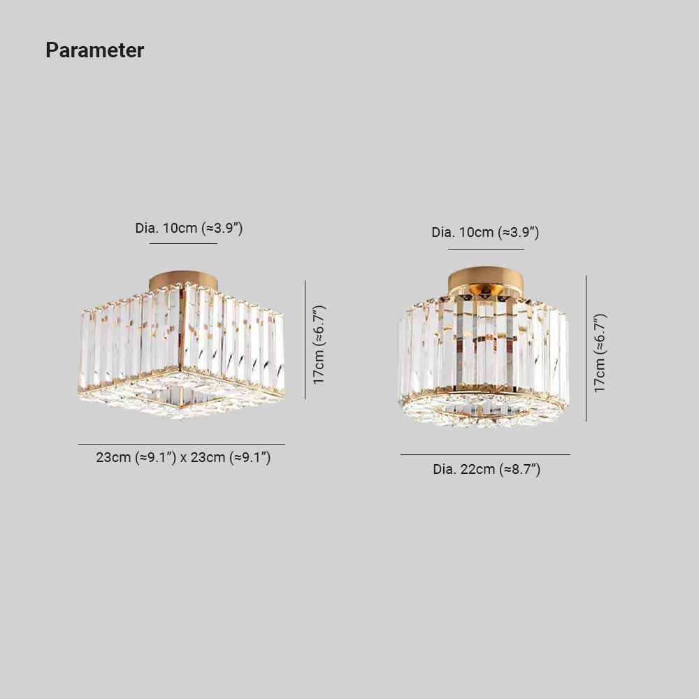Plafonnier Arisha Métal LED V18