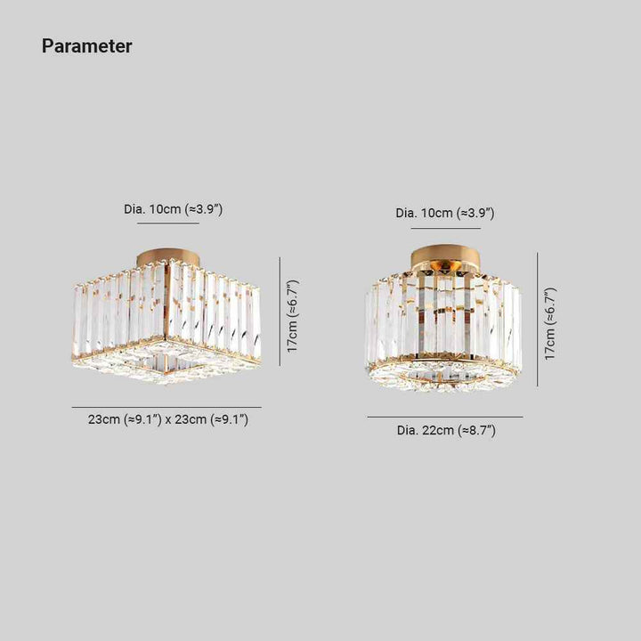 Plafonnier Arisha Métal LED V18