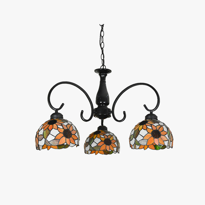 Tiffany Moderne LED Lustre Métal/Verre Chambre À Coucher - Neutralighting