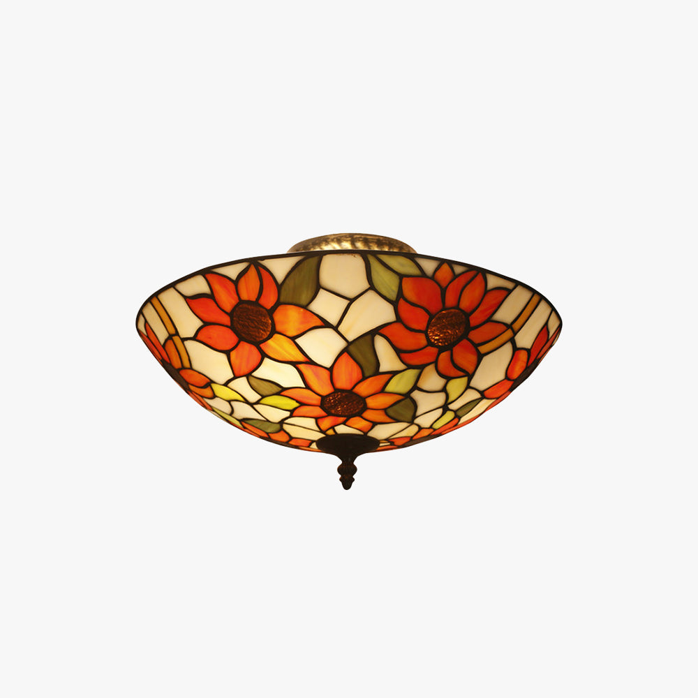 Tiffany Luxe Plafonnier Tournesol Chambre À Coucher/Salon - Neutralighting