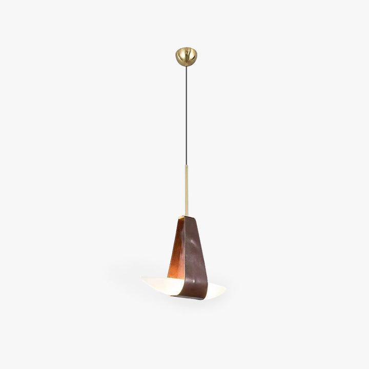 Valentina Suspension Luminaire Industrielle Rouge Verre Métal Salon - Neutralighting