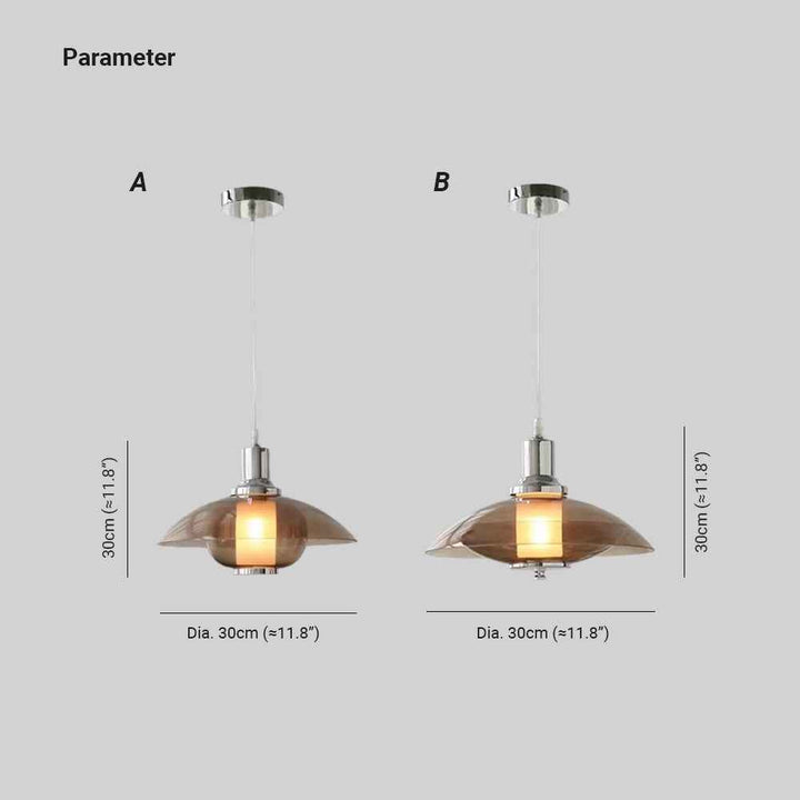 Suspension Arisha Verre LED V22
