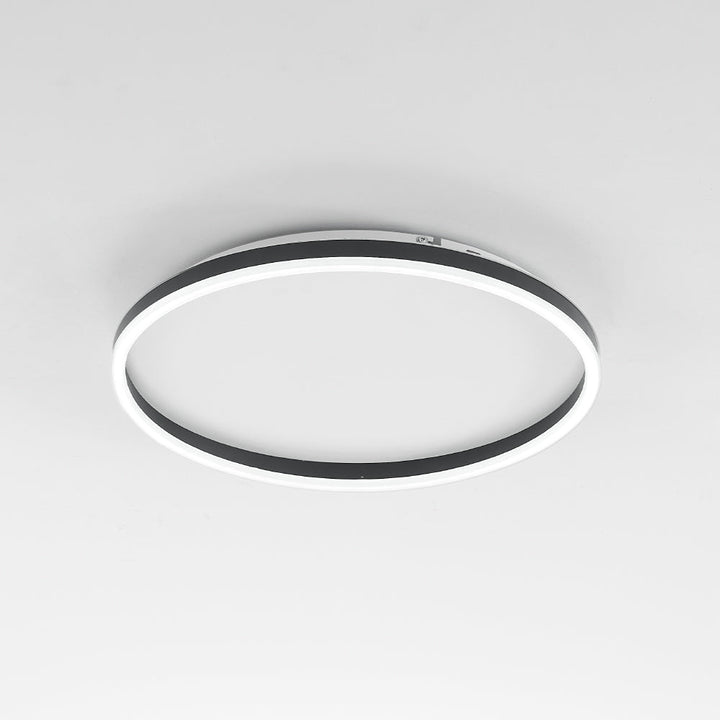 Arisha Plafonnier Anneau Simple Moderne Métal Noir/Blanc/Doré Salon/Salle à Manger - Neutralighting